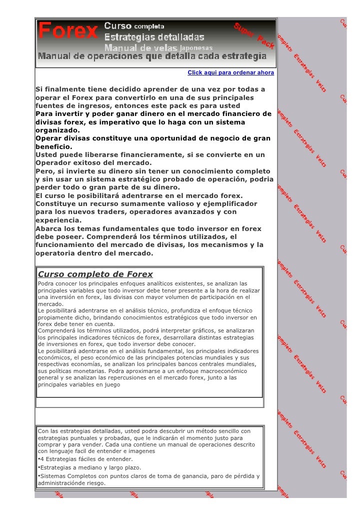 Estrategias de forex