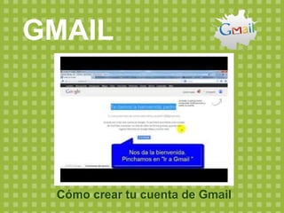 GMAIL
Cómo crear tu cuenta de Gmail
 