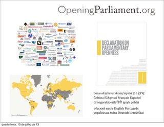 bosanski/hrvatskom/srpski	
  052 3456
Čeština	
  Ελληνικά	
  Français	
  Español
Crnogorski	
  jezik	
  !हदी język	
  polski
ру́сский	
  язы́к	
  English	
  Português
украı̈́нська	
  мо́ва	
  Deutsch	
  lietuviškai
quarta-feira, 10 de julho de 13
 