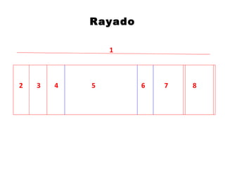 Rayado
2 3 4 5 6 7 8
1
 