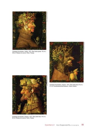 Cozinheiro 2
Giuseppe Arcimboldo. Verão, 1573. Óleo sobre painel, 76 cm x
64 cm. Museu do Louvre, Paris, França.
Giuseppe Arcimboldo. Inverno, 1573. Óleo sobre tela, 67 cm x
51 cm. Kunsthistorisches Museum, Viena, Áustria.
Giuseppe Arcimboldo. Outono, 1573. Óleo sobre tela, 76 cm x
64 cm. Museu do Louvre, Paris, França.
Arco Ocupacional G a s t r o n o m i a 55
©ErichLessing/Album/Latinstock
©ErichLessing/Album/Latinstock
©ErichLessing/Album/Latinstock
 