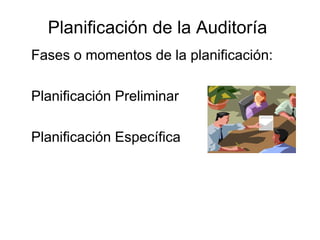 Planificación de la Auditoría
Planificación Preliminar
Propósito:
Obtener o actualizar la información general sobre la ent...