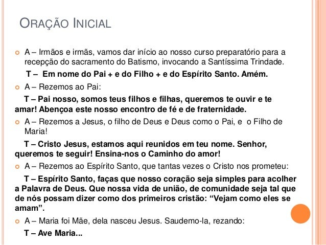 Curso de batismo