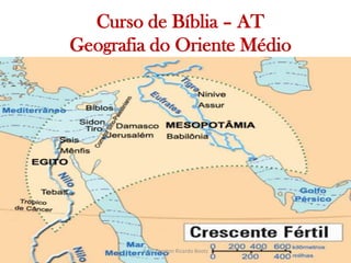   Curso de Bíblia – ATGeografia do Oriente MédioP. Dr. Everton Ricardo Bootz