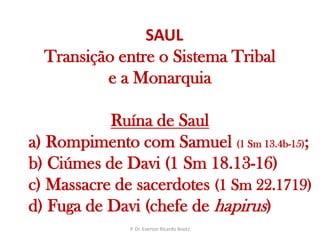 As Regências das Grandes PotênciasMonarquiaPatriarcasDivisãoNXSTribosExílioÊxodoVolta do ExílioEgitoBaBiLôniaASSÍRIaEgitoASSÍRIaBaBiLôniaPersasGregosROMAVácuode poder3.000 a. C.1.000 a. C.2.000 a. C.722Ano 0 597539P. Dr. Everton Ricardo Bootz