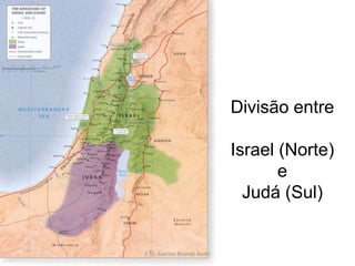 O Reinado de Davi1. Dimensões: os cananitas incorporados, filisteus restritos, moab, edom e amon pagavam tributos; controle pouco severo; não era mais nagid, mas melek, não era mais Israel, mas Reinado;  o centro era Davi; Jerusalém era possessão pessoal de Davi; os povos estrangeiros eram mantidos pelo exército de Davi, não pelos tribais. Com tudo isto o poder na coroa era inevitável.2. Administração do Estado: 2Sm 8.15-18; 20.23-26.  modelo egípcio, mediante as cidades-estados que havia conquistado de Canaã. Fez censo (c.24) = organização fiscal e para recrutamento; máquina religiosa legitimante: culto central e levitas espalhados pelo reinado - culto oficial; Corte: harém: 2Sm 3.2-5; 5.13-16;  vassalos: 2Sm9;19.31-33.3. Últimos Anos (rebeliões e sucessão)Sucessão a um dos filhos, qual?  Davi, pai indulgente, culpado (1Rs1.6);  Absalão 2Sm15.1-6; Adonias 1Rs1.5;  os de Saul também queriam voltar em cena (16.5-8);  ciúmes de cortesãos.1. O caso Absalão- meio irmão Amon viola meia irmã, Absalão vinga a irmã e mata o agressor, meio irmão. 2Sm 13-19; exilado na casa da sogra Arameía, depois volta perdoado querendo o trono; promove revolta contra o pai Absalão apenas festejou e foi morto por Joab e Davi voltou a ser Rei.2. Adonias e Salomão: Adonias, igual a Absalão, faz conchavos e proclamou-se rei; Salomão pede posição do pai, ele o consagra Rei. Cada qual tinha um exército e sacerdotes. Salomão ganhou por ser mais forte.P. Dr. Everton Ricardo Bootz