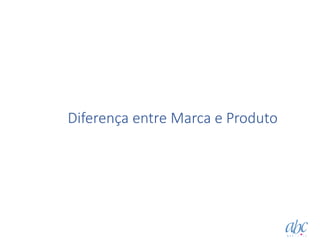 Diferença entre Marca e Produto

 