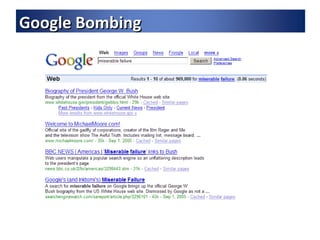 Google Bombing 