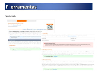 Website Grader F  erramentas 