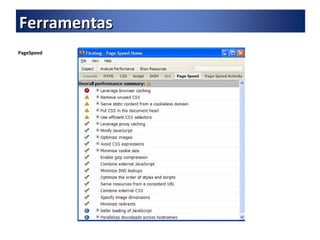 PageSpeed Ferramentas 