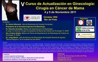 V Curso de Actualización en Ginecología:
                                                              Cirugía en Cáncer d...