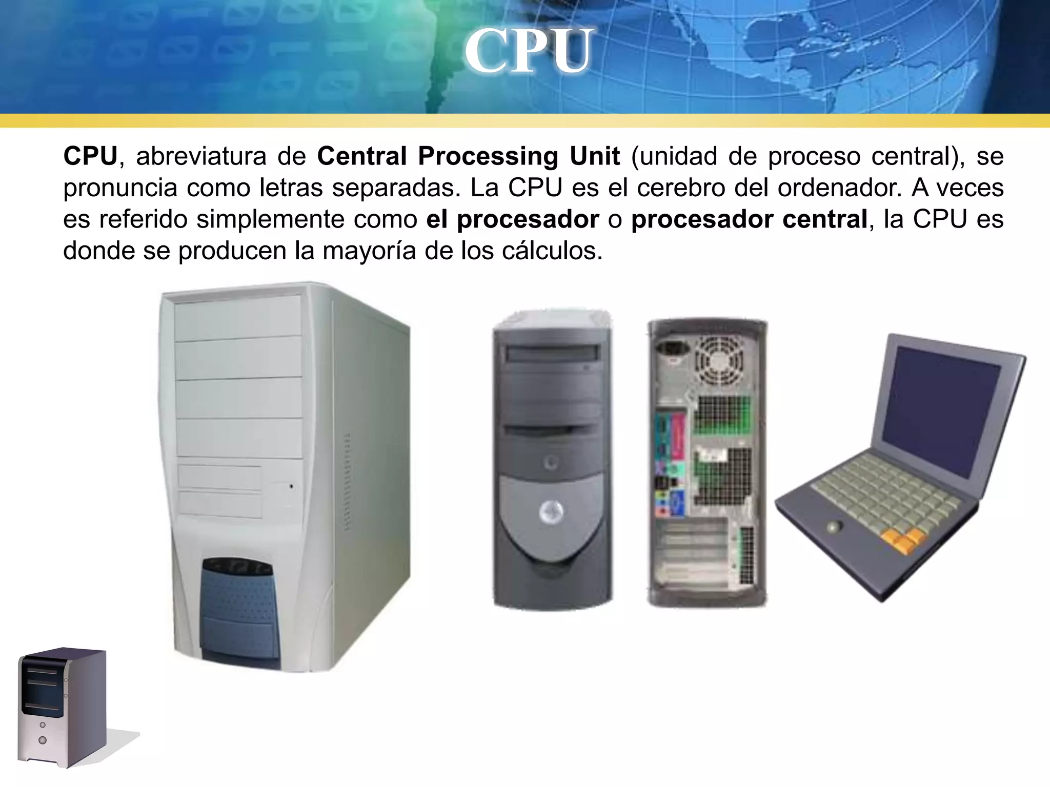 Curso de computación. partes de la computadora 1 | PPS | Computer ...