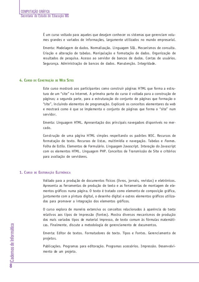 Curso de computacao