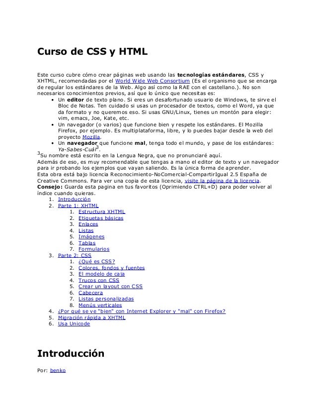 Curso css
