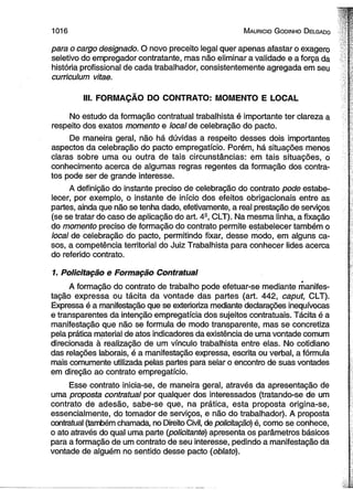 Curso de direito do trabalho [maurício godinho delgado] [2012]