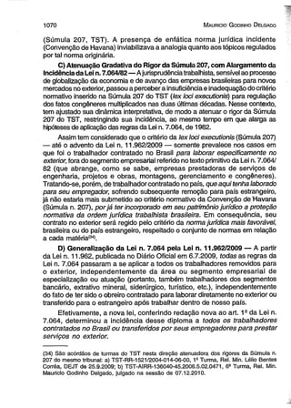 Curso de direito do trabalho [maurício godinho delgado] [2012]