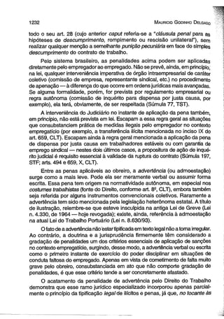 Curso de direito do trabalho [maurício godinho delgado] [2012]