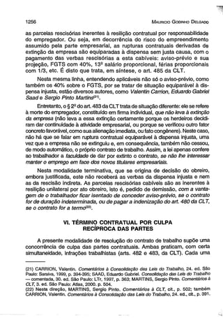 Curso de direito do trabalho [maurício godinho delgado] [2012]
