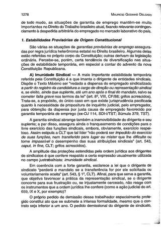 Curso de direito do trabalho [maurício godinho delgado] [2012]