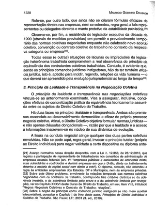 Curso de direito do trabalho [maurício godinho delgado] [2012]