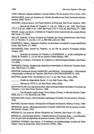 Curso de direito do trabalho [maurício godinho delgado] [2012]