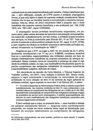 Curso de direito do trabalho [maurício godinho delgado] [2012]