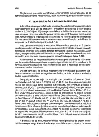 Curso de direito do trabalho [maurício godinho delgado] [2012]