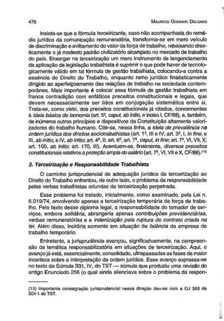 Curso de direito do trabalho [maurício godinho delgado] [2012]