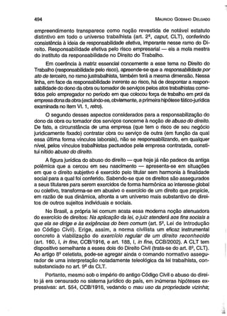 Curso de direito do trabalho [maurício godinho delgado] [2012]