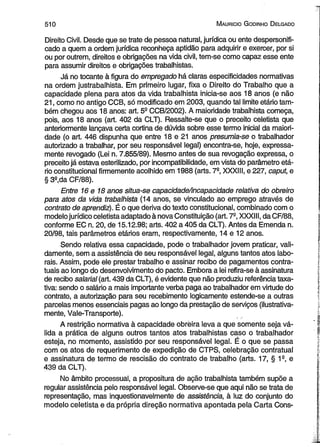 Curso de direito do trabalho [maurício godinho delgado] [2012]