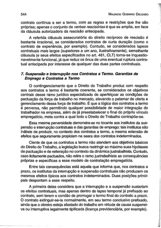 Curso de direito do trabalho [maurício godinho delgado] [2012]