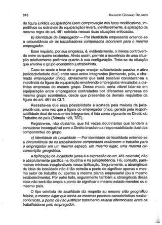 Curso de direito do trabalho [maurício godinho delgado] [2012]