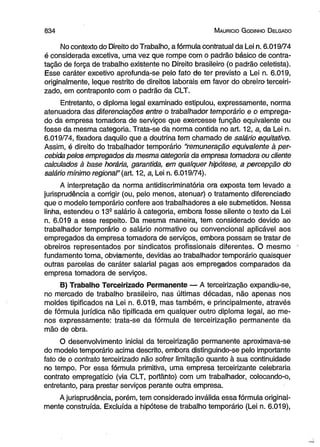 Curso de direito do trabalho [maurício godinho delgado] [2012]