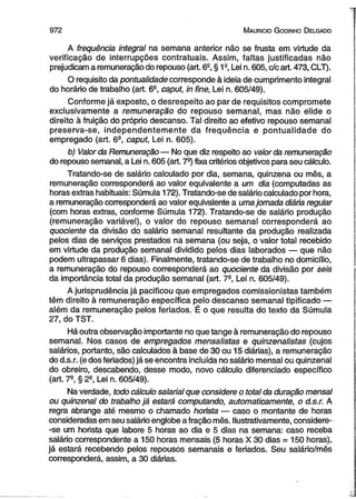 Curso de direito do trabalho [maurício godinho delgado] [2012]