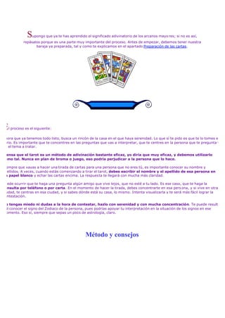 Curso de el tarot de marsella | PDF