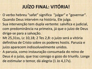 Juízo Final e Nova Criação | PPTX