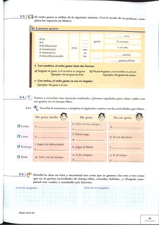 Curso de español 1 Things  A1.1