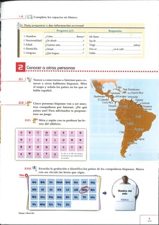 Curso de español 1 Things  A1.1