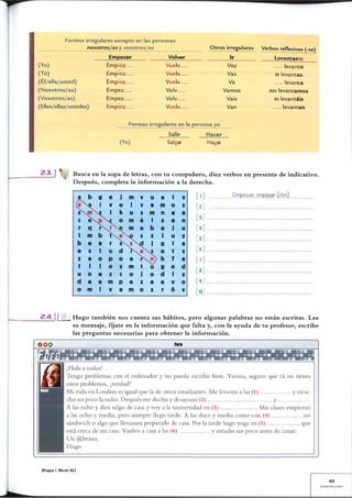 Curso de español 1 Things  A1.1