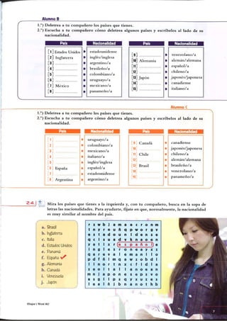 Curso de español 1 Things  A1.1