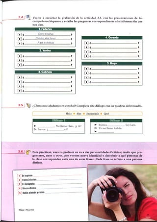 Curso de español 1 Things  A1.1