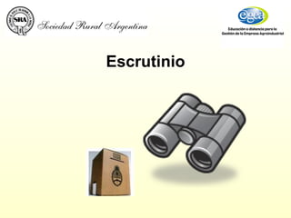 Escrutinio 