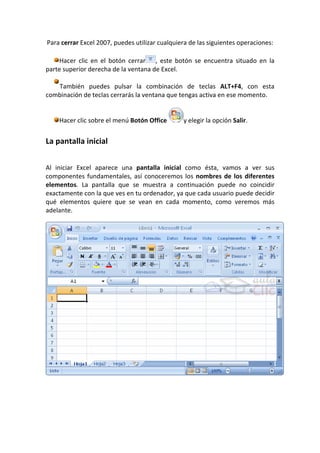Formación de Office 2007 Excel