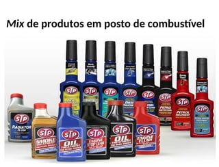 Mix de produtos em posto de combustível
 