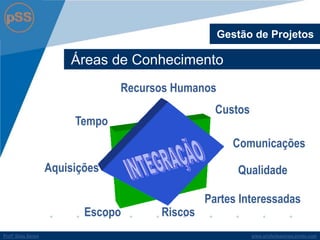 www.profsilasserpa.jimdo.comProfº Silas SerpaProfº Silas Serpa
Áreas de Conhecimento
Gestão de Projetos
Qualidade
Tempo
Custos
Escopo Riscos
Comunicações
Aquisições
Recursos Humanos
Partes Interessadas
 
