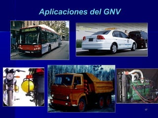 1717
Aplicaciones del GNVAplicaciones del GNV
 