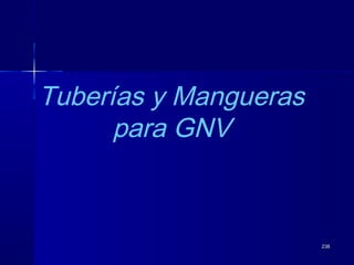238238
Tuberías y Mangueras
para GNV
 