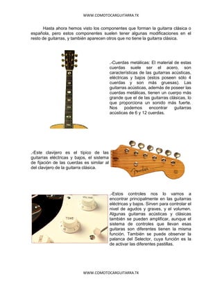 Curso de guitarra para principiantes primera parte