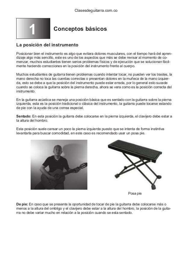 acordes basicos de guitarra pdf – Clases de Guitarra Gratis