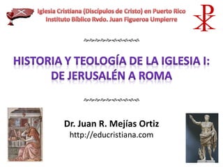 Dr. Juan R. Mejías Ortiz
http://educristiana.com


 